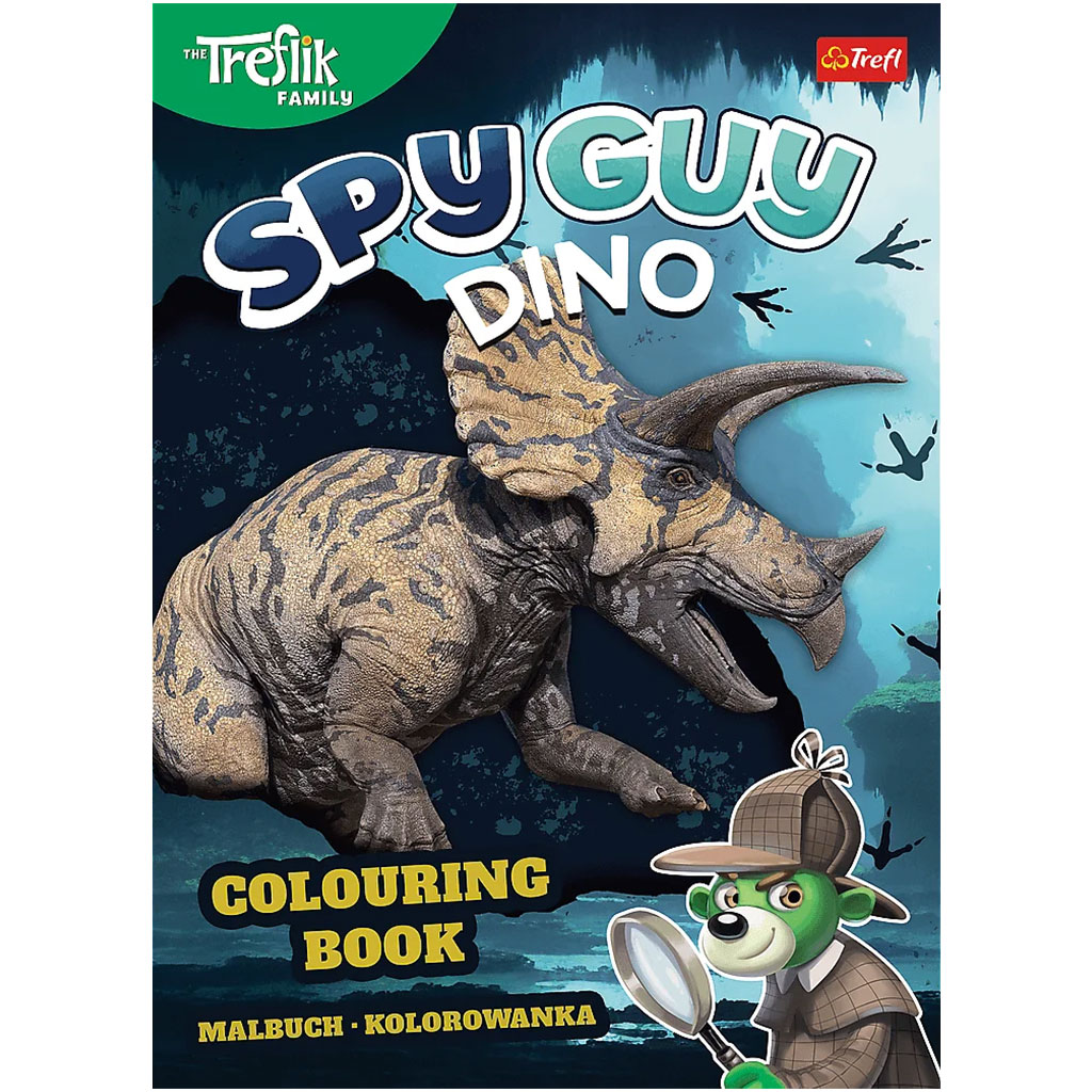 Spy Guy Диносауруси оцветяваща книга - Trefl изображение 1