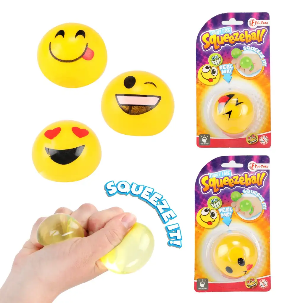 Squeezeball Emoji топка в различни варианти 1бр изображение 2