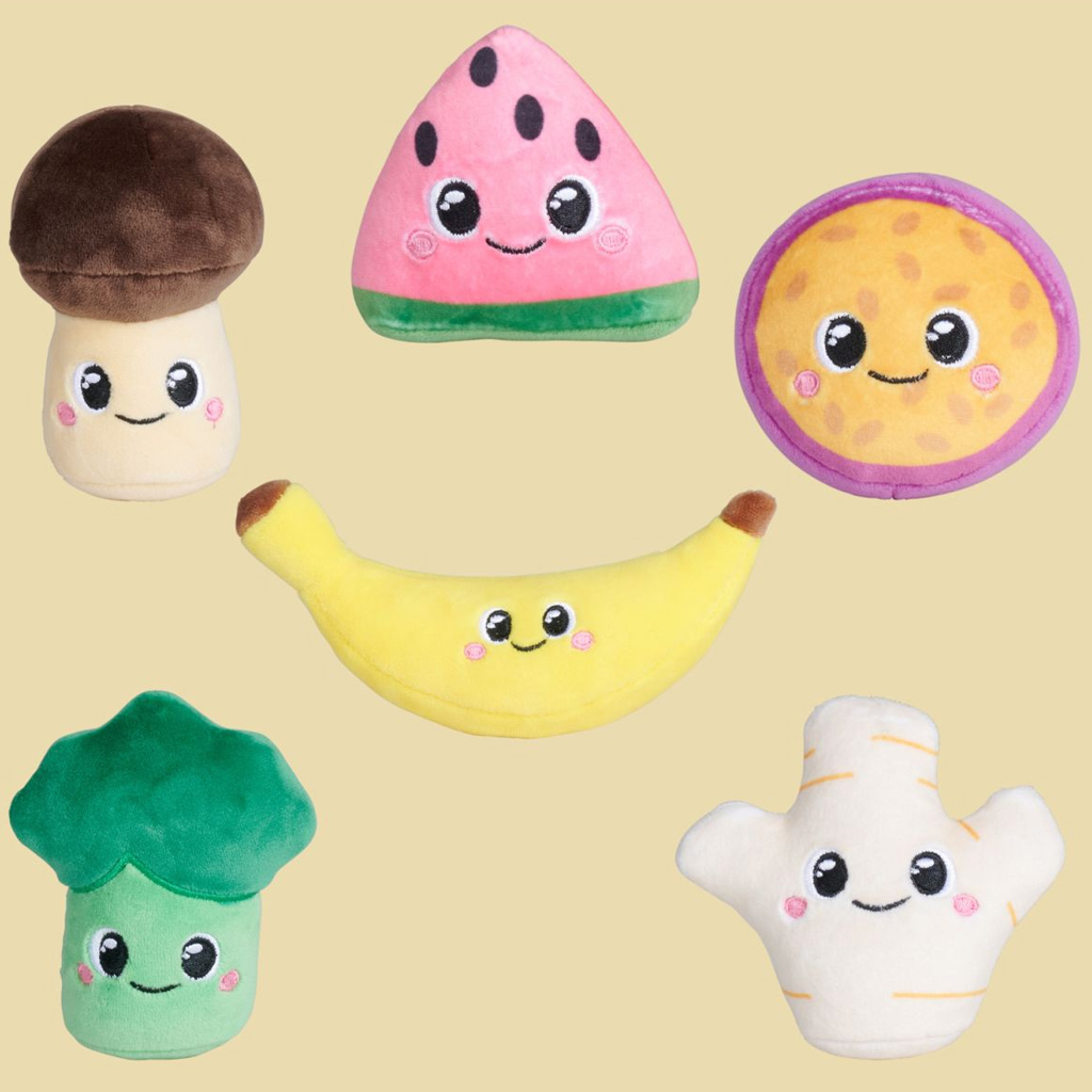 Squeezlings колекционерска мека зеленчукова и плодова плюшена фигура 2-ра серия 1бр - Simba Toys изображение 3