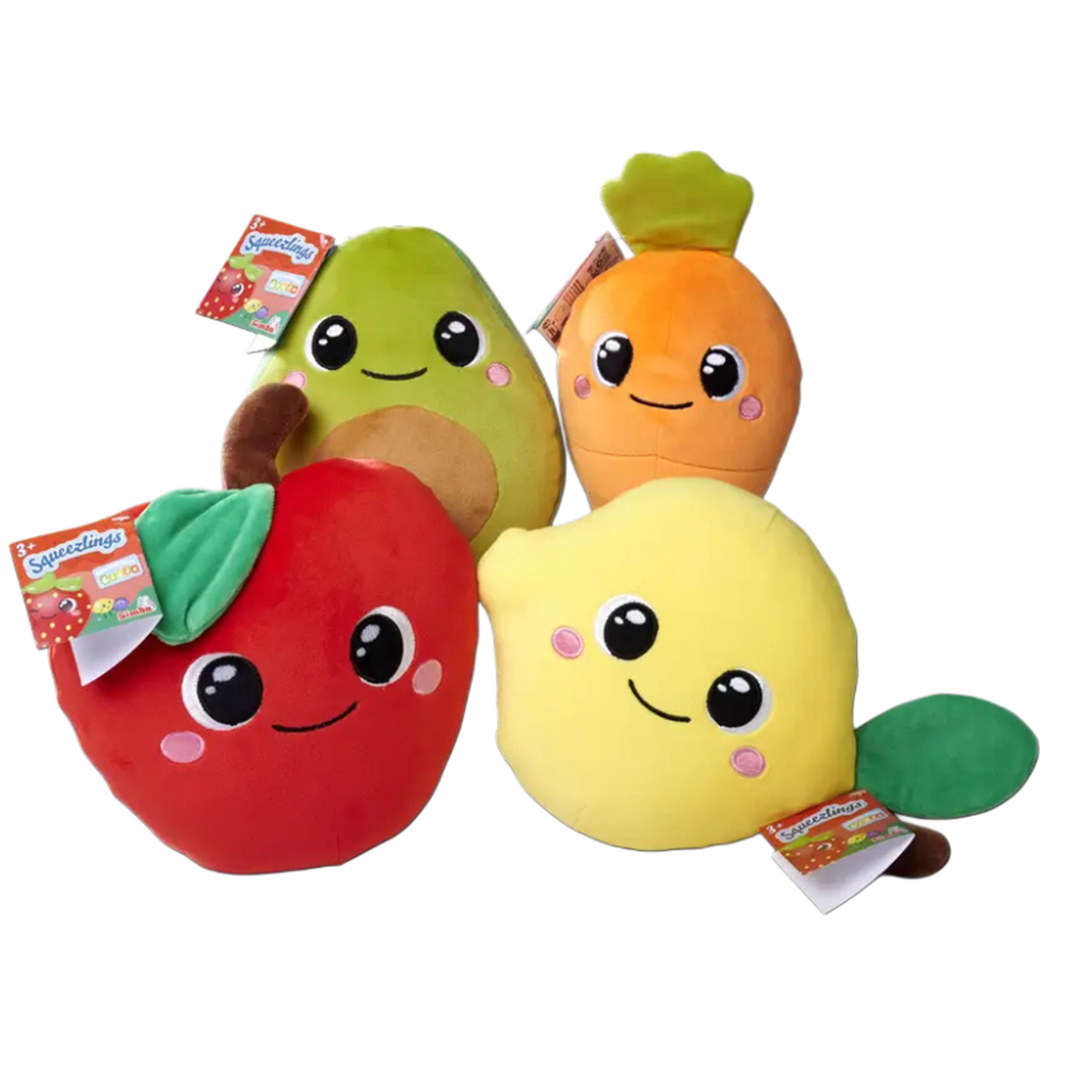 Squeezlings: Плюшена фигура с плодове в различни варианти 20 см – 1 бр - Simba Toys изображение 1