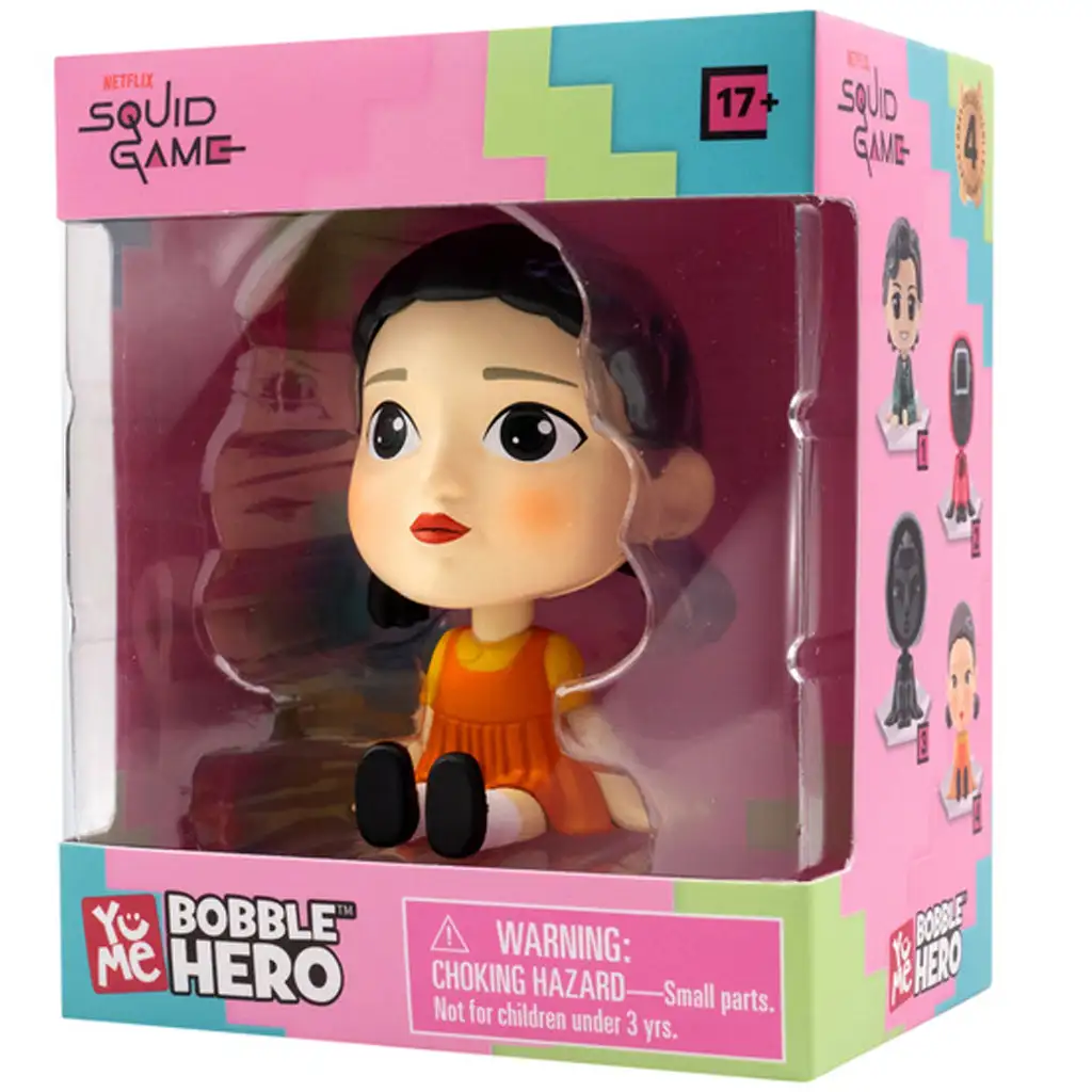 Squid Game Bobble Hero Young-Hee фигура 7 см изображение 1