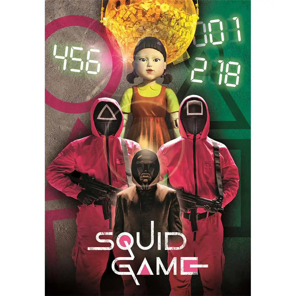 Squid Game: Спечели живота си 1000 части пъзел 70x50см - Clementoni изображение 2