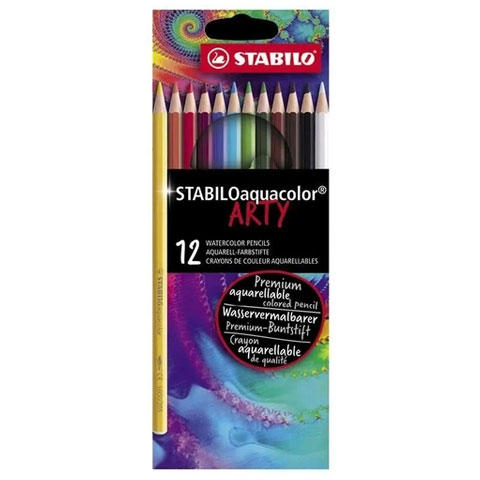 Stabilo: ARTY Aquacolor цветни моливи комплект 12бр. изображение 1
