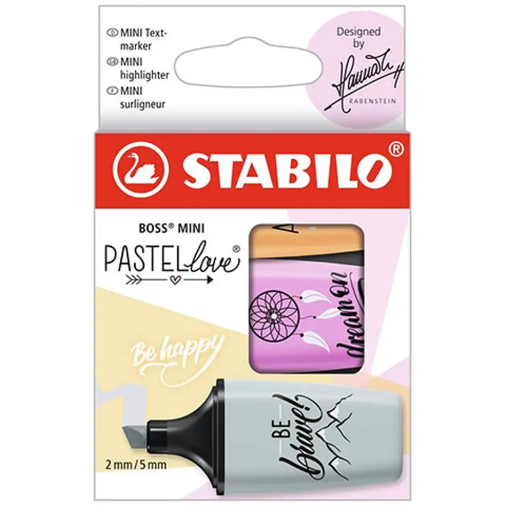 Stabilo: Boss Mini Пастелни маркери комплект 3бр. изображение 1