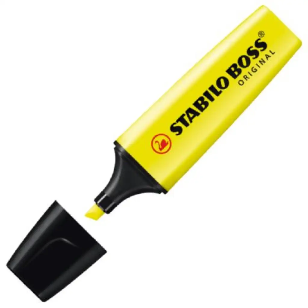 Stabilo: BOSS Original маркер в жълт цвят 2-5mm изображение 2