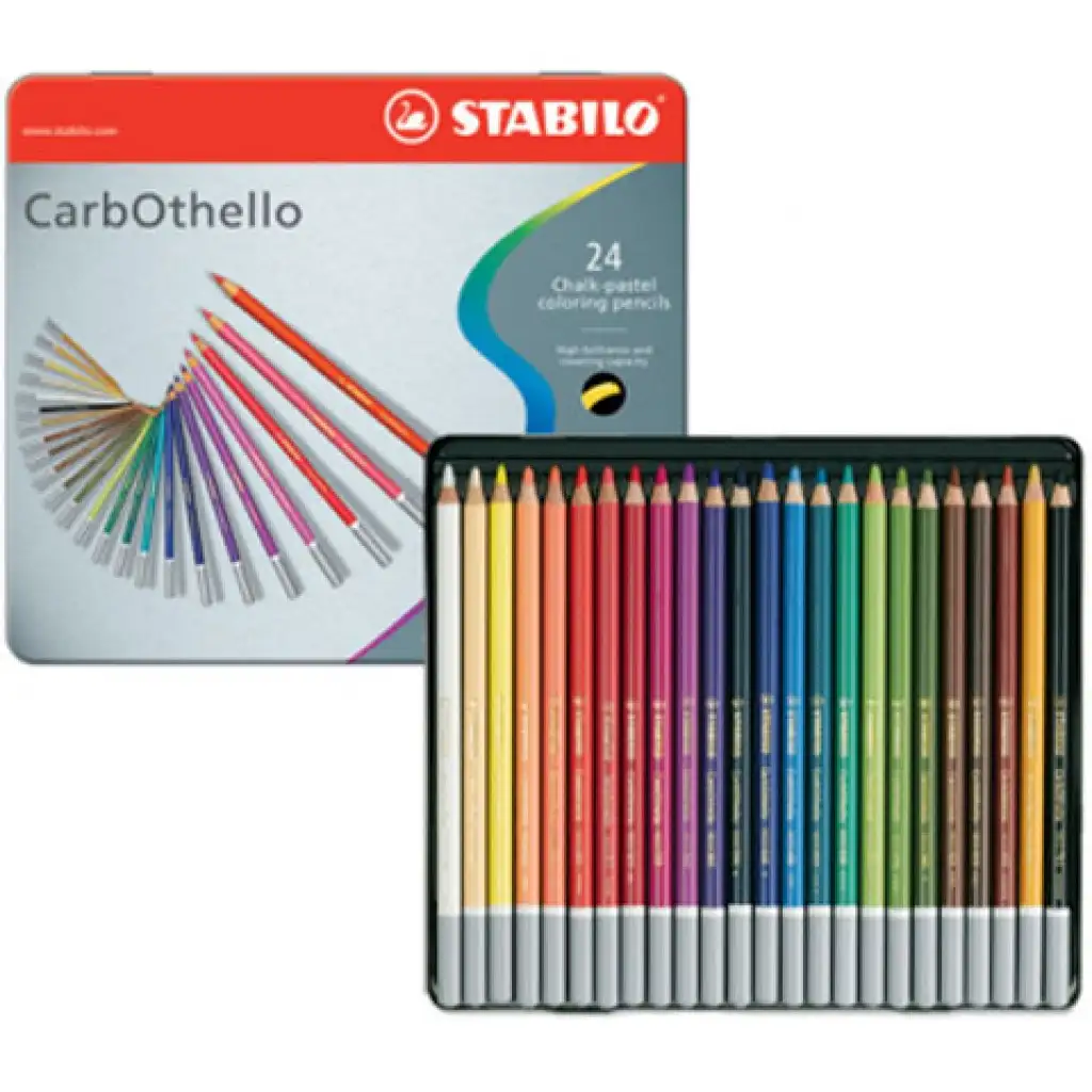 Stabilo: CarbOthello комплект от 24 броя в метална кутия изображение 1