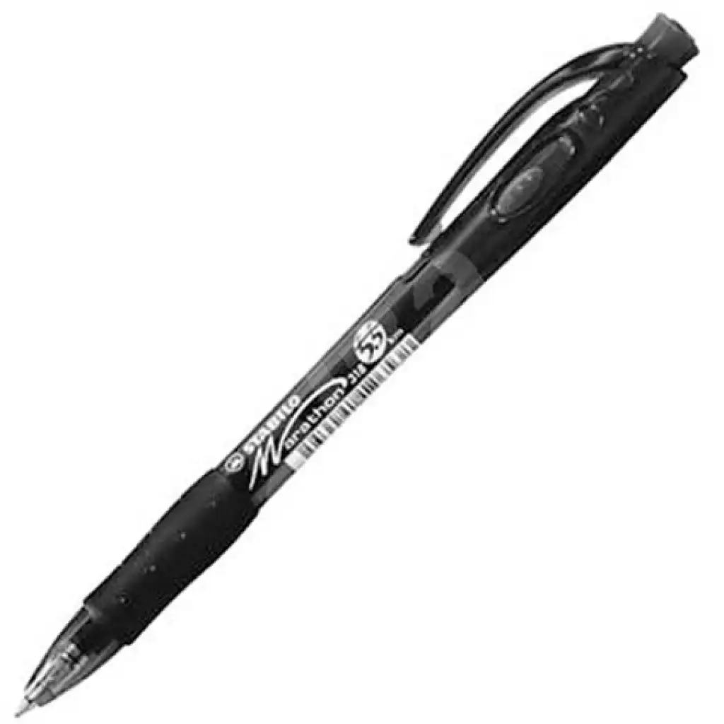 Stabilo: Marathon химикалка 0,38mm черен изображение 1