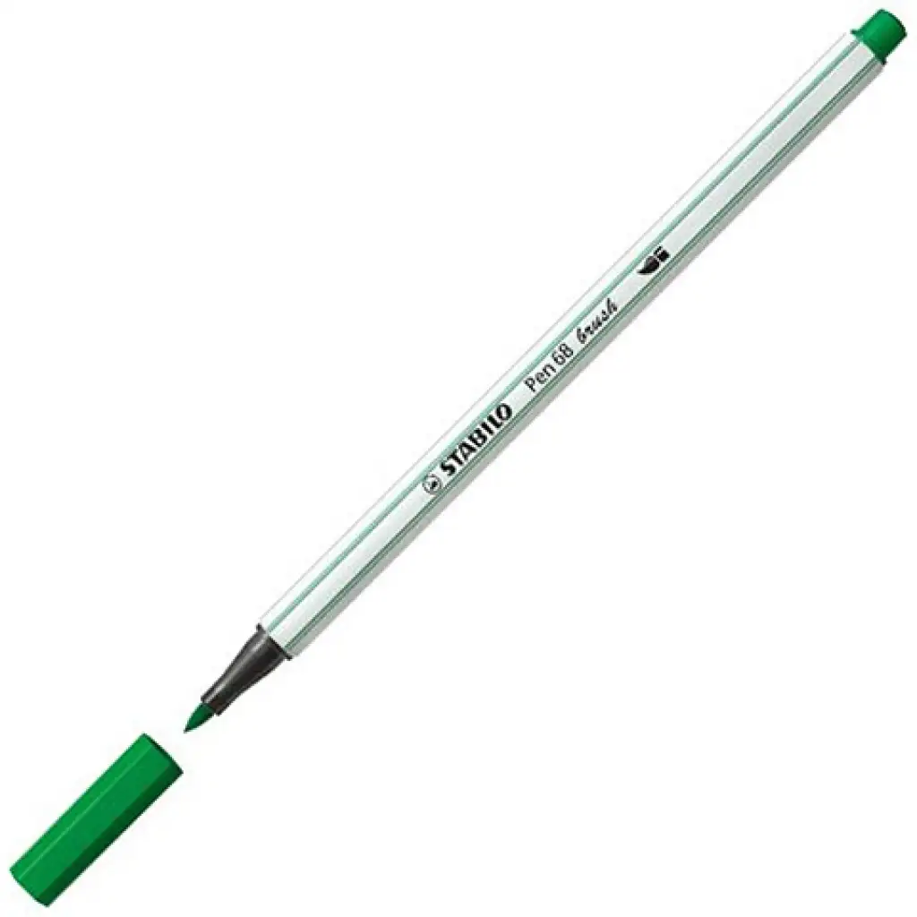 Stabilo: Pen 68 четка маркер зелено изображение 1