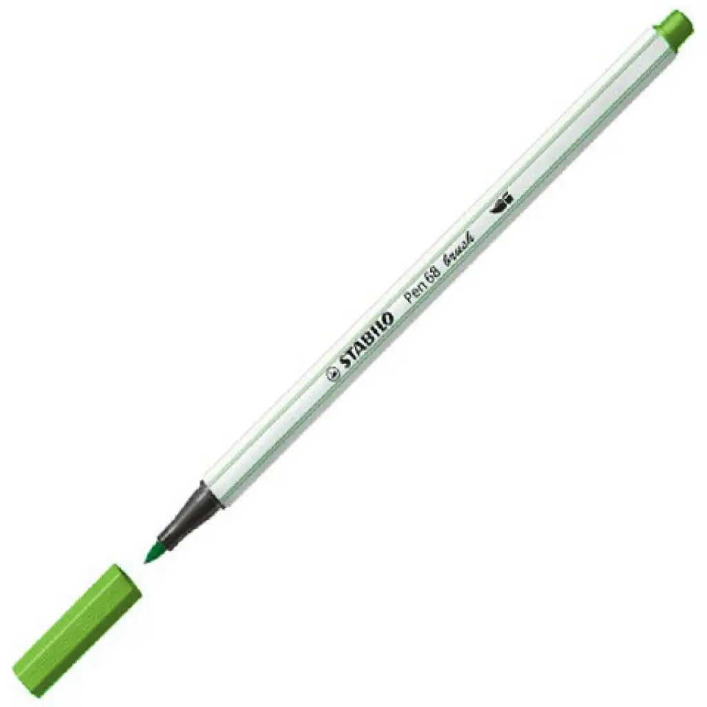 Stabilo: Pen 68 четка флумастер светлозелен изображение 1