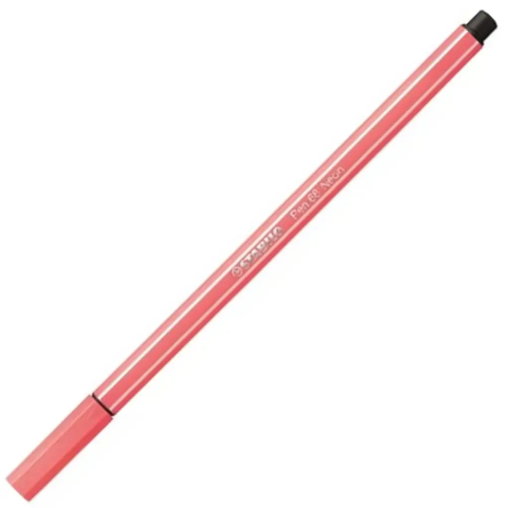 Stabilo: Pen 68 флуоресцентен маркер червен 1mm изображение 1