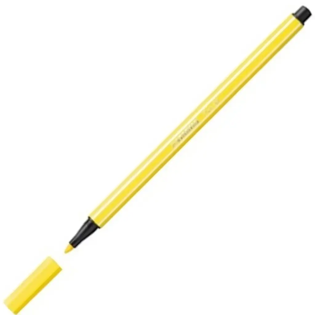 Stabilo: Pen 68 маркер в лимонен жълт цвят 1mm изображение 2