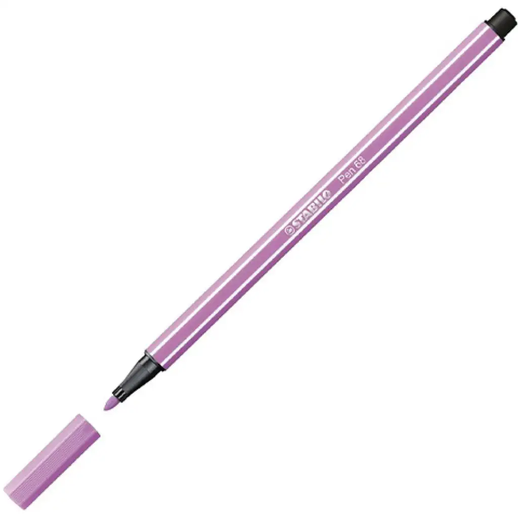 Stabilo: Pen 68 светло лилав флумастер изображение 1