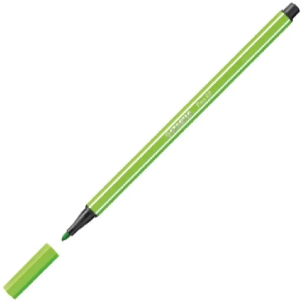 Stabilo: Pen 68 светлозелен маркер изображение 1