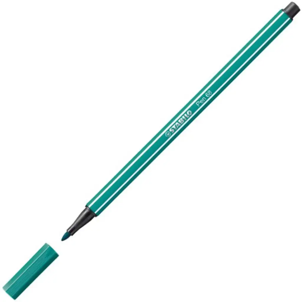 Stabilo: Pen 68 тюркоазено синьо флумастер изображение 1