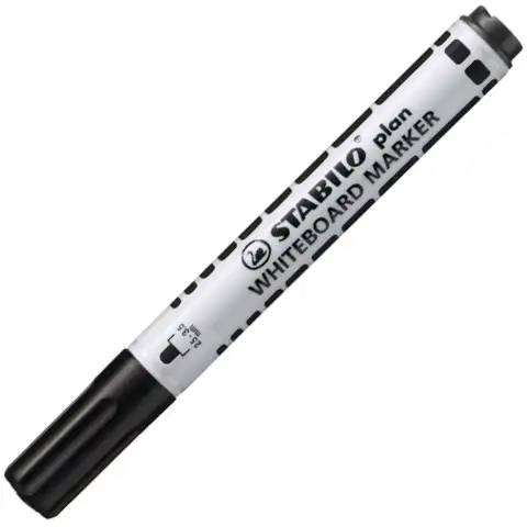 Stabilo: План WhiteBoard маркер табла флуоресцентен черен изображение 1