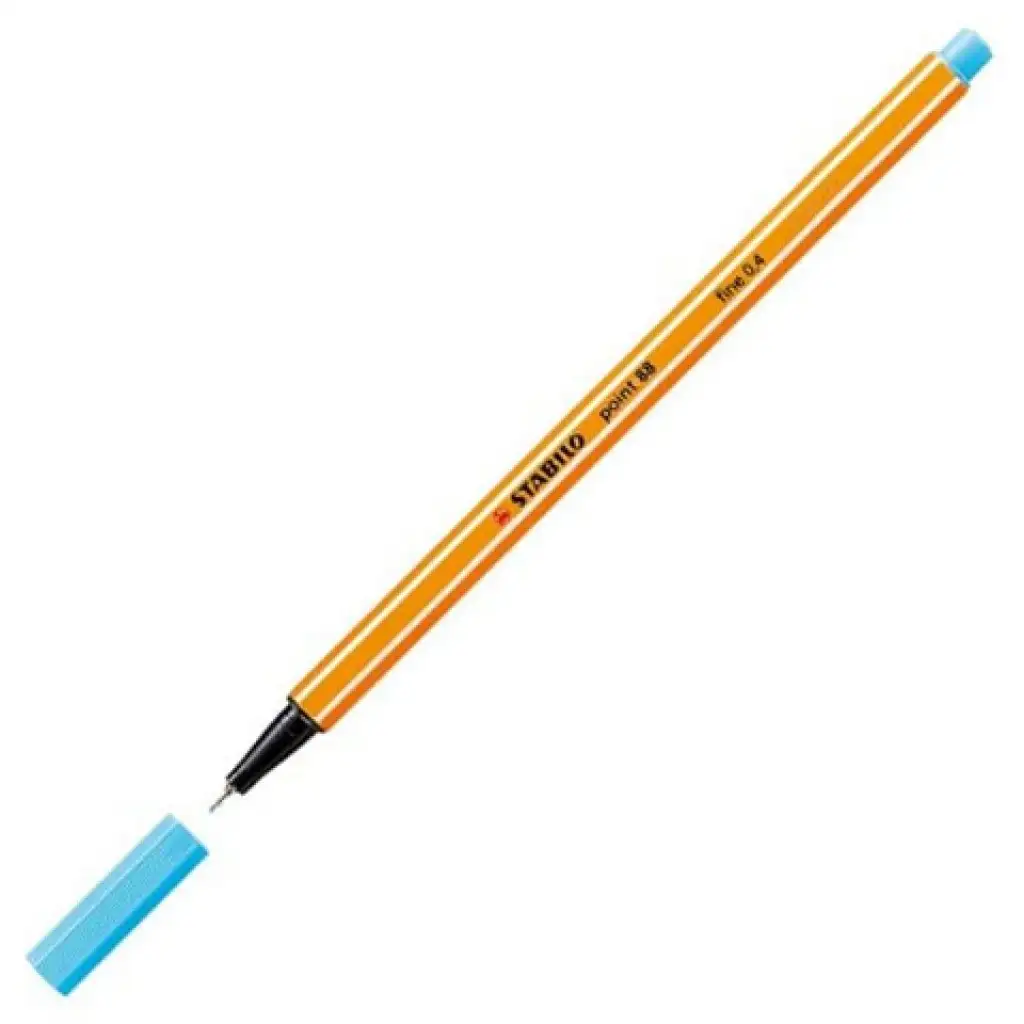 Stabilo: Point 88 азурно син тънкописец 0,4mm изображение 1