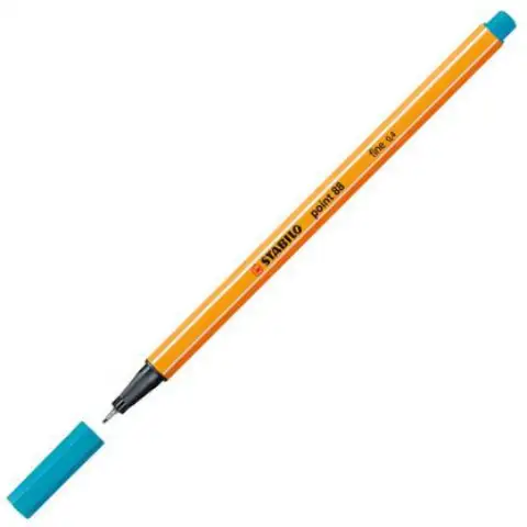 Stabilo: Point 88 флумастер 0,4mm светло синьо изображение 2