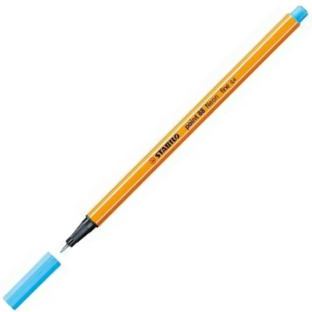Stabilo: Point 88 маркер 0,4mm неоново синьо изображение 2