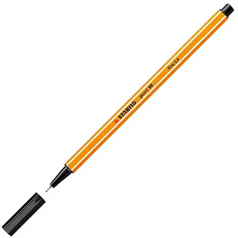 Stabilo: Point 88 маркер черен цвят 0,4mm изображение 2