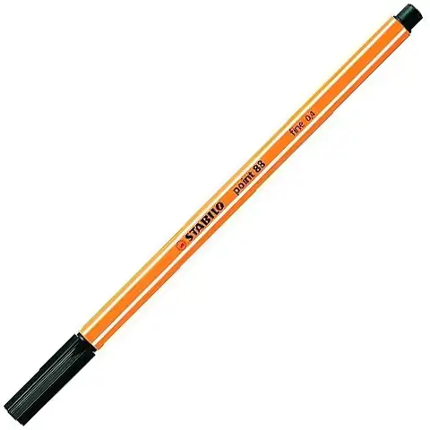 Stabilo: Point 88 маркер черен цвят 0,4mm изображение 1