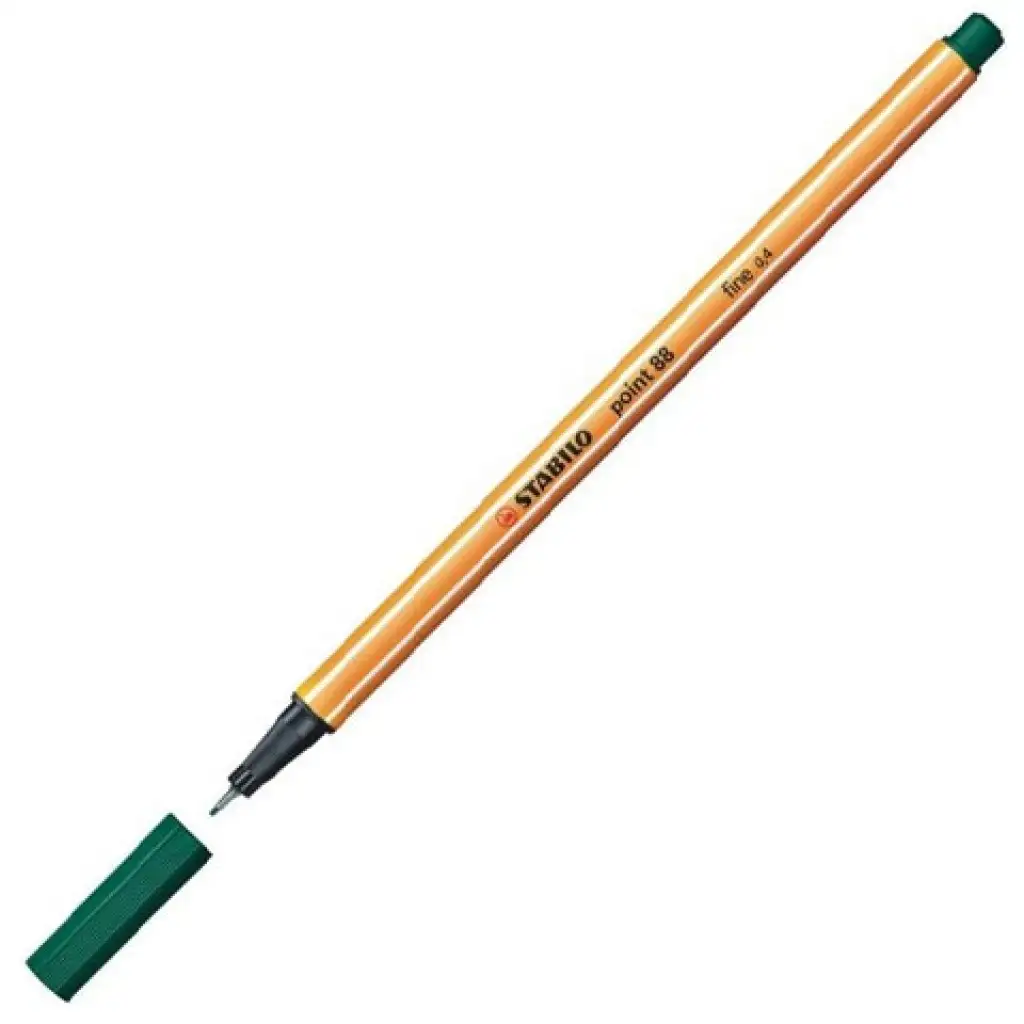 Stabilo: Point 88 тъмен зелен маркер 0,4mm изображение 1