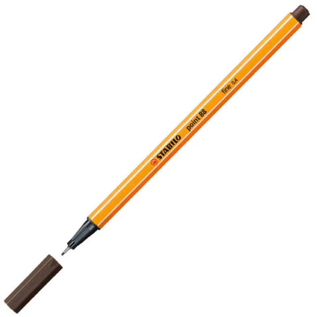 Stabilo: Point 88 умбра кафяв маркер 0,4mm изображение 1