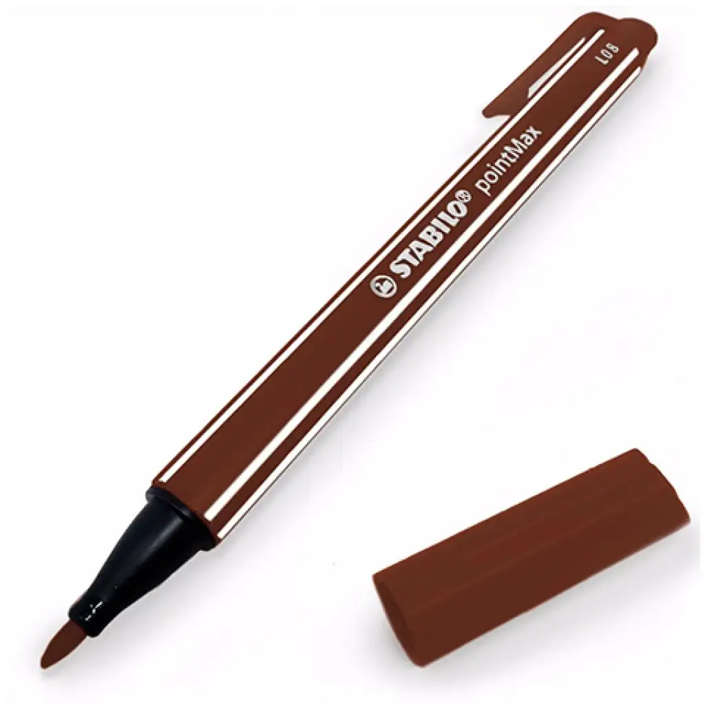 Stabilo: PointMax кафяв маркер "M" 1,8mm изображение 1