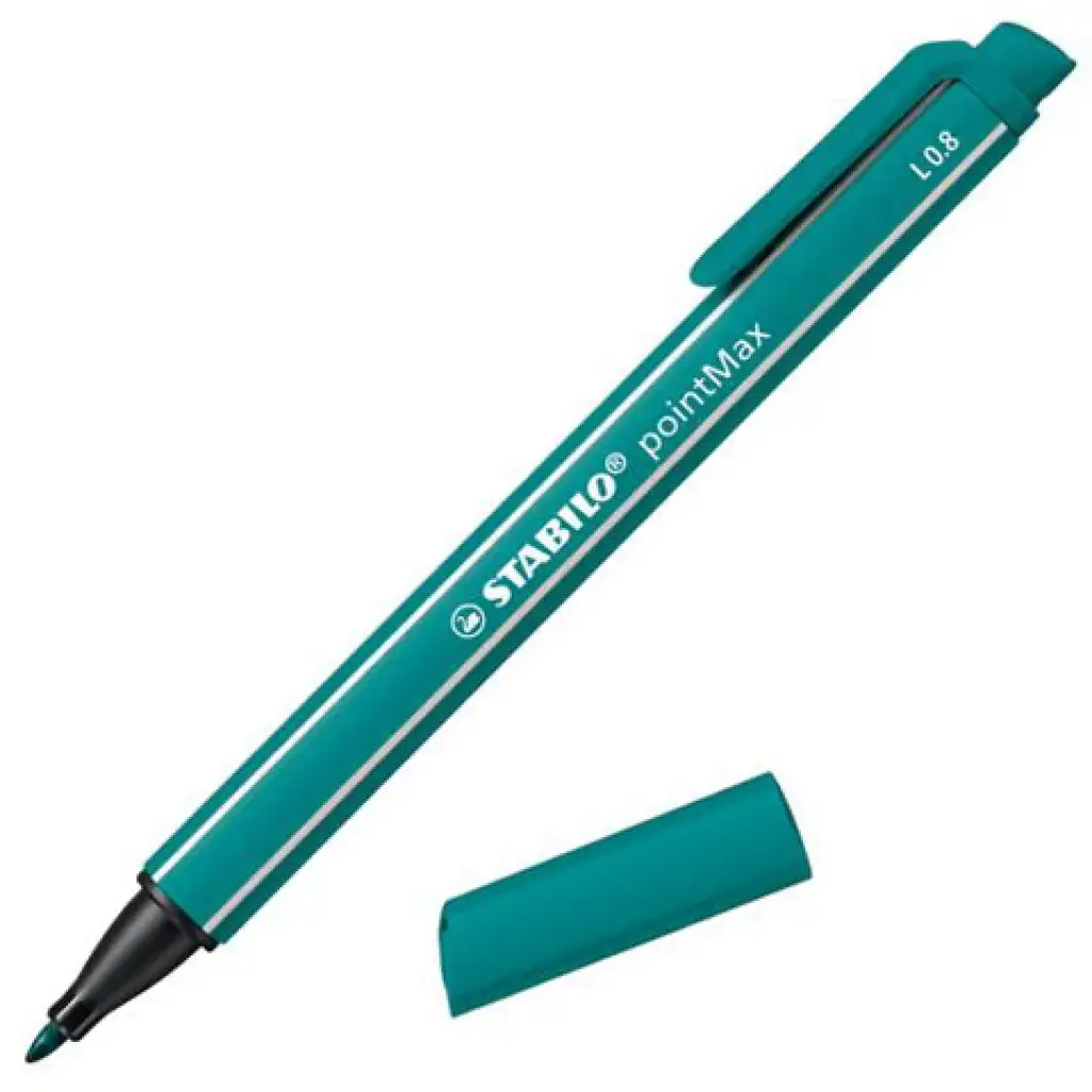 Stabilo: PointMax тюркоазен цвят флумастер "M" 1,8mm изображение 1