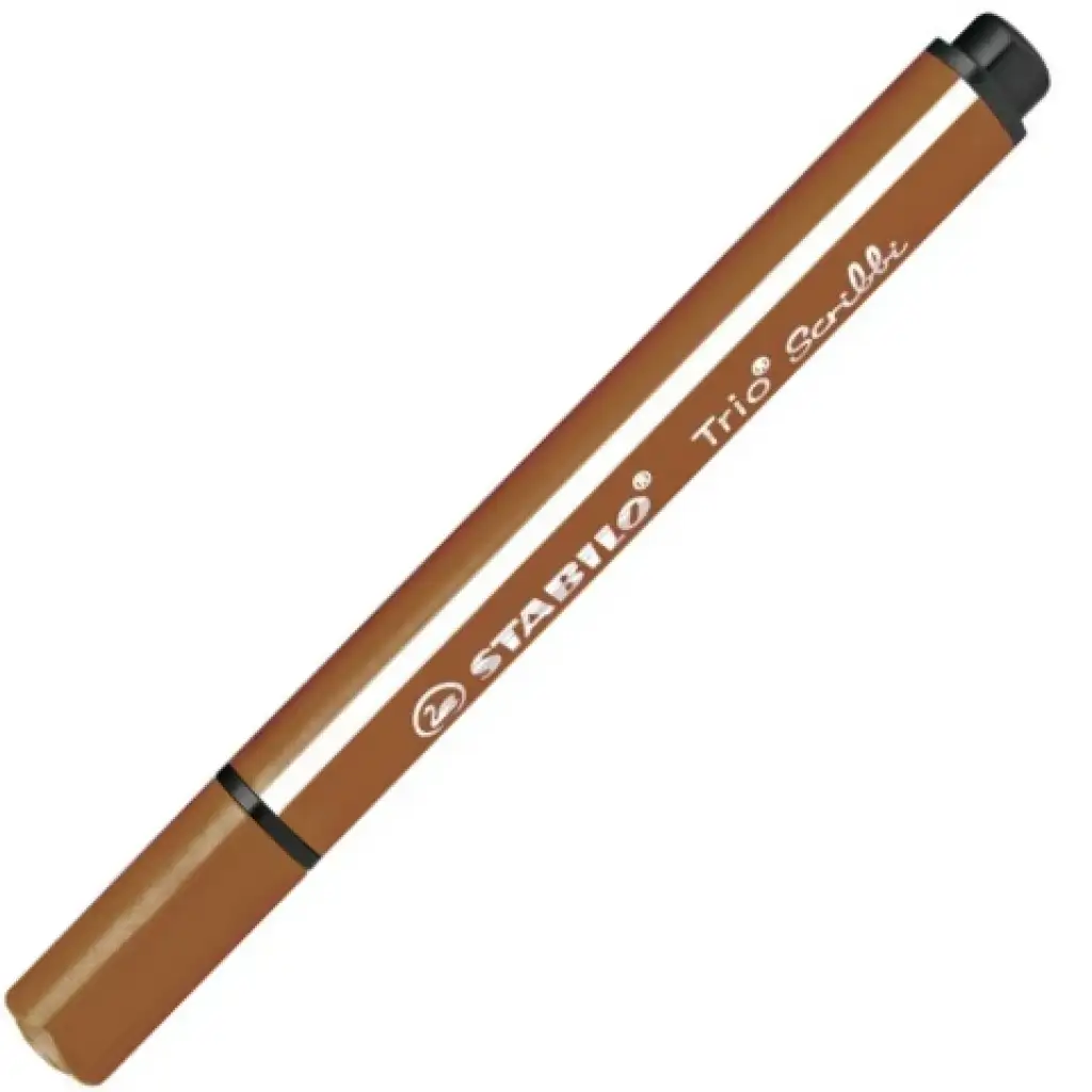 Stabilo: Trio Scribble триъгълна флумастер в светлокафяв цвят изображение 1