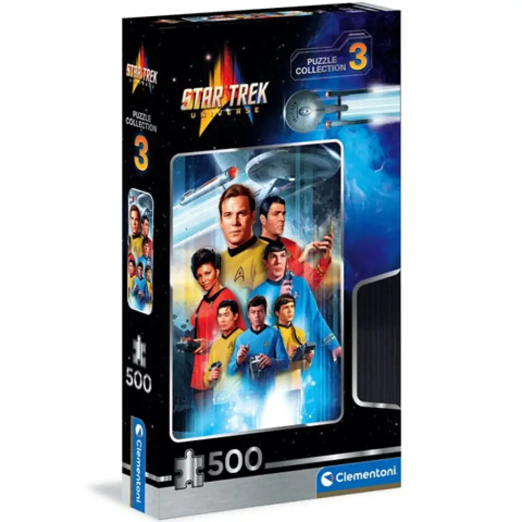 Star Trek Universe Пъзел Колекция 3 пъзел 500бр - Clementoni изображение 1