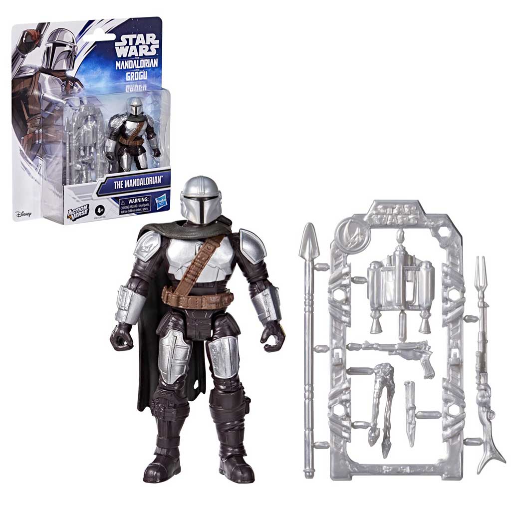 Star Wars: ActionVerse 11см The Mandalorian фигура с аксесоари - Hasbro изображение 2