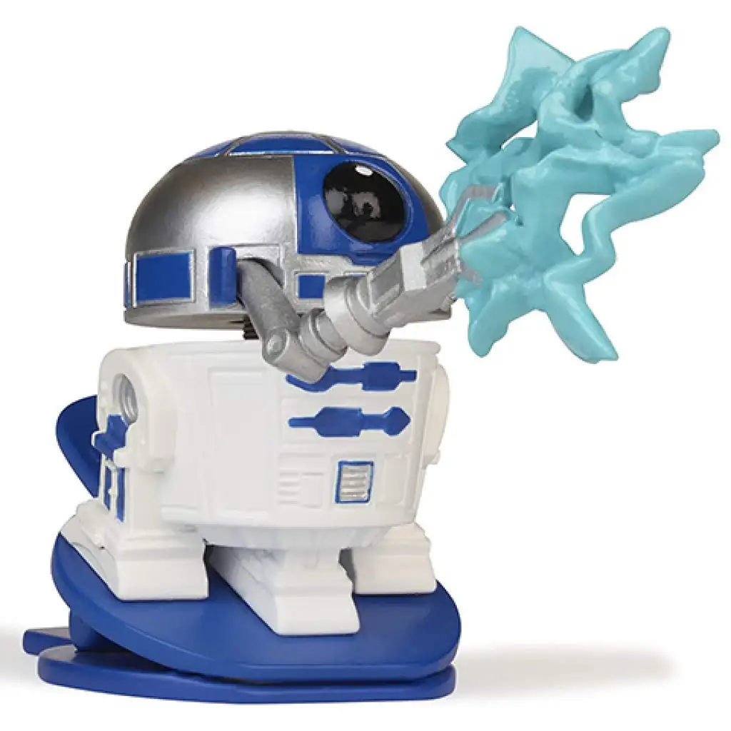 Star Wars Battle Bobblers R2-D2 срещу Yoda фигура с клипс - Hasbro изображение 3