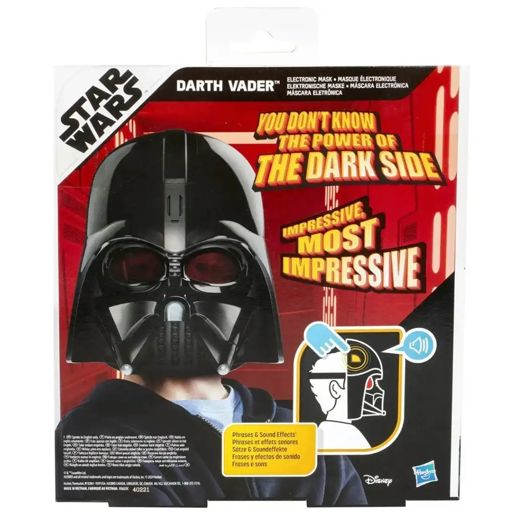 Star Wars Darth Vader електронна маска - Hasbro изображение 3
