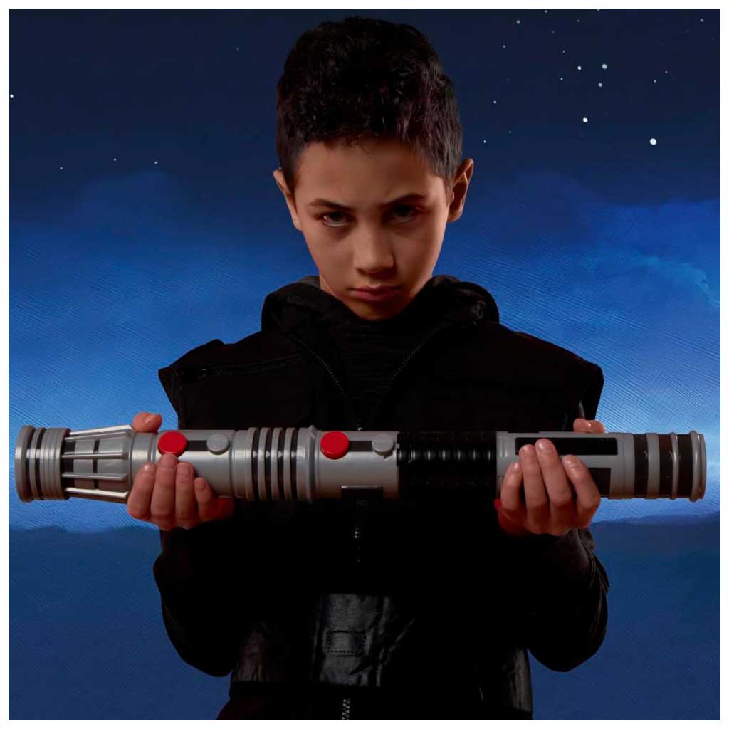 Star Wars Двойно острие Лазерно меч: Darth Maul отваряем електронен лазер - Hasbro изображение 4