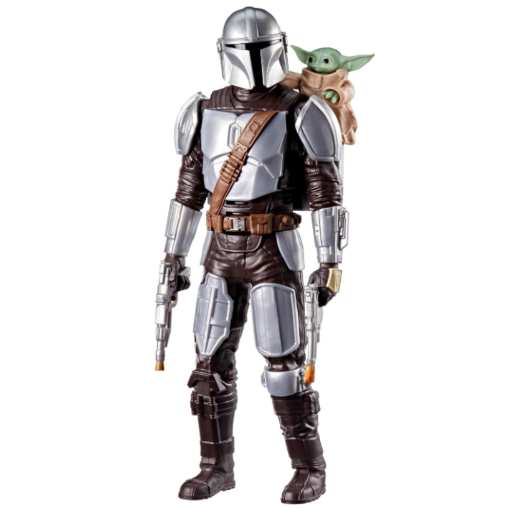 Star Wars: Комплект фигурки на Мандалорецa и Грогу с звук - Hasbro изображение 2