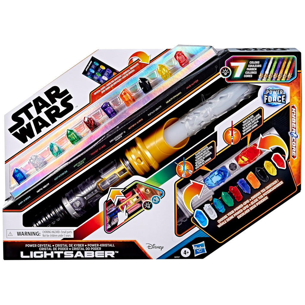 Star Wars Power Crystal светлинен меч с енергийни кристали - Hasbro изображение 1