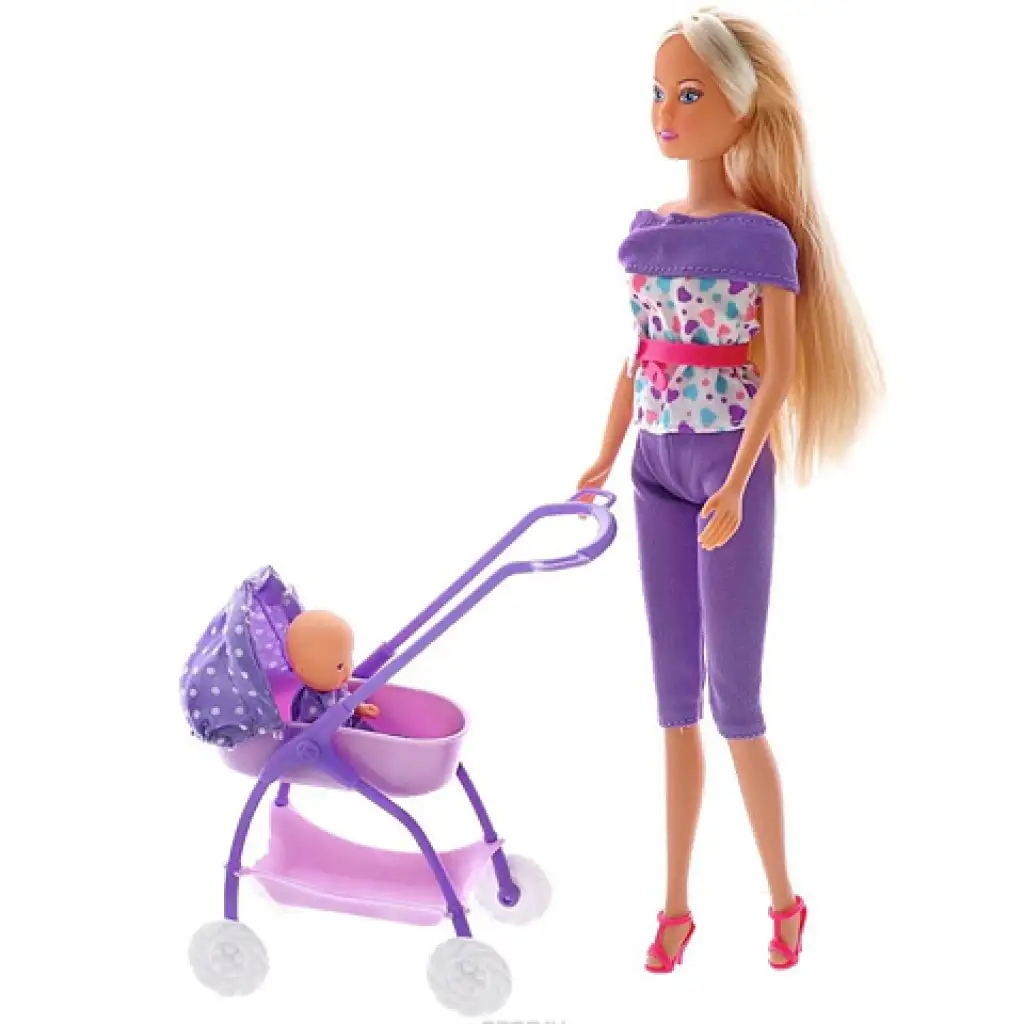 Steffi Love: Бебешка количка с кукла в 2 варианта - Simba Toys изображение 2