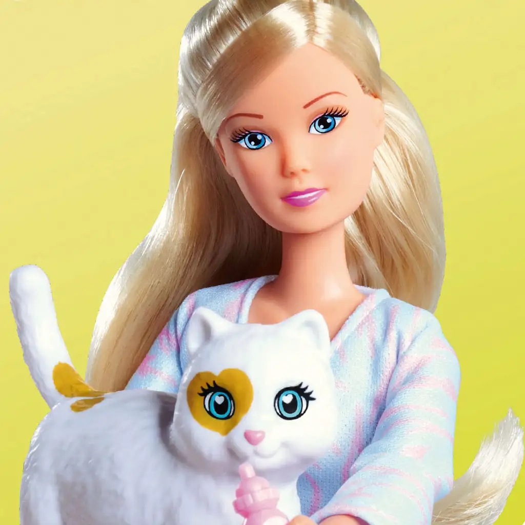 Steffi Love: Русокоса Steffi кукла с котенца и аксесоари 29см - Simba Toys изображение 2