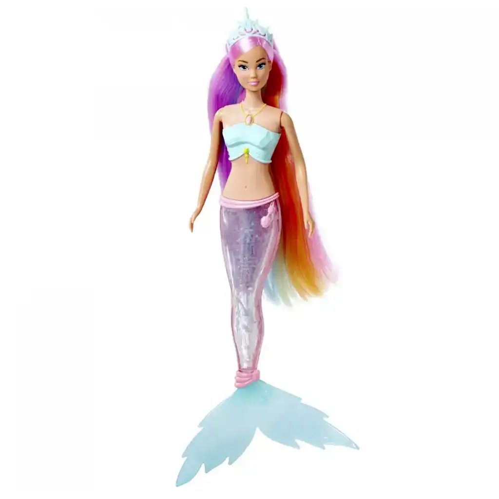 Steffi Love: Стеви магическа дъговидна русалка с осветяваща опашка - Simba Toys изображение 3