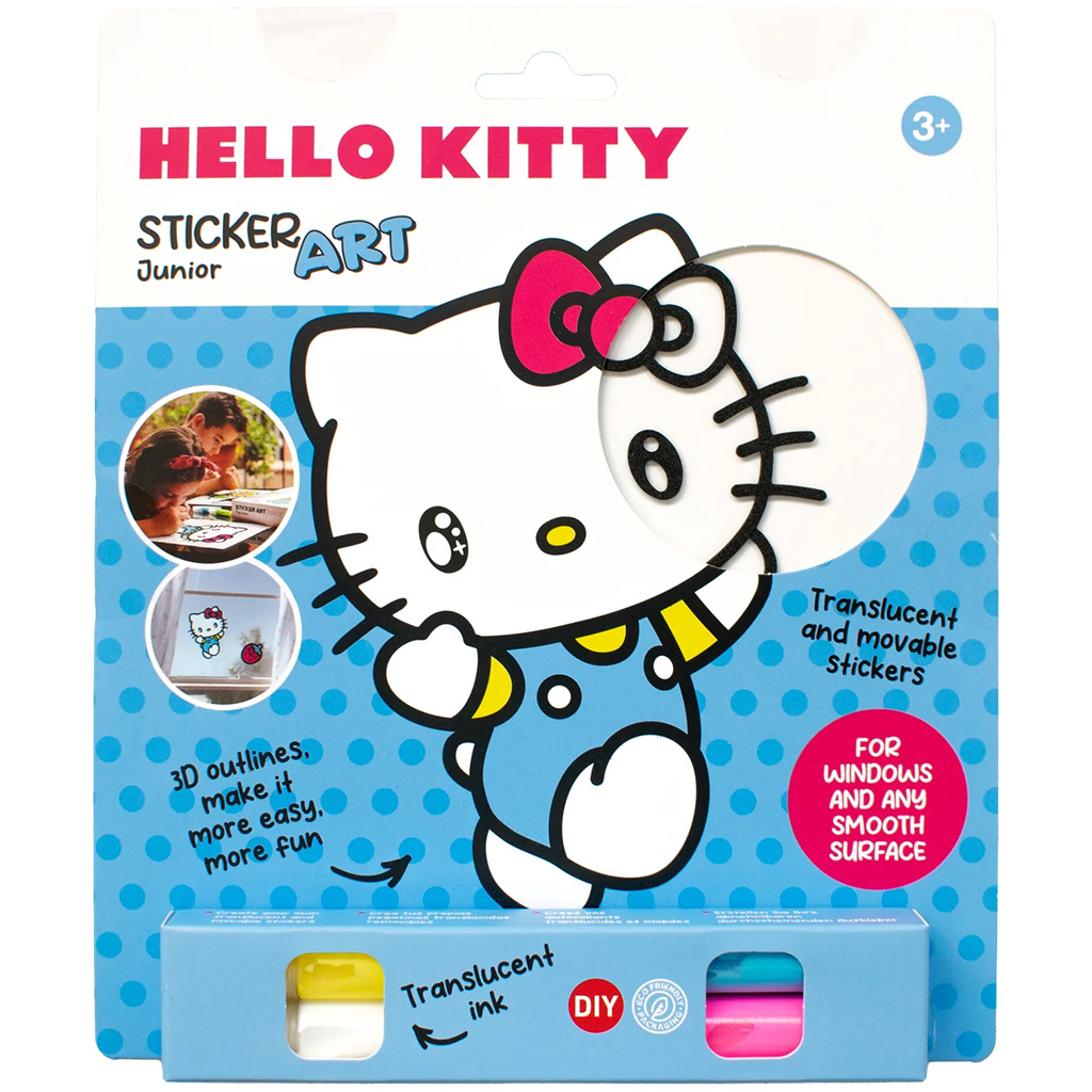 Стикер Арт: Оцветяема стикерна комплектация Hello Kitty 1бр - Comansi изображение 2
