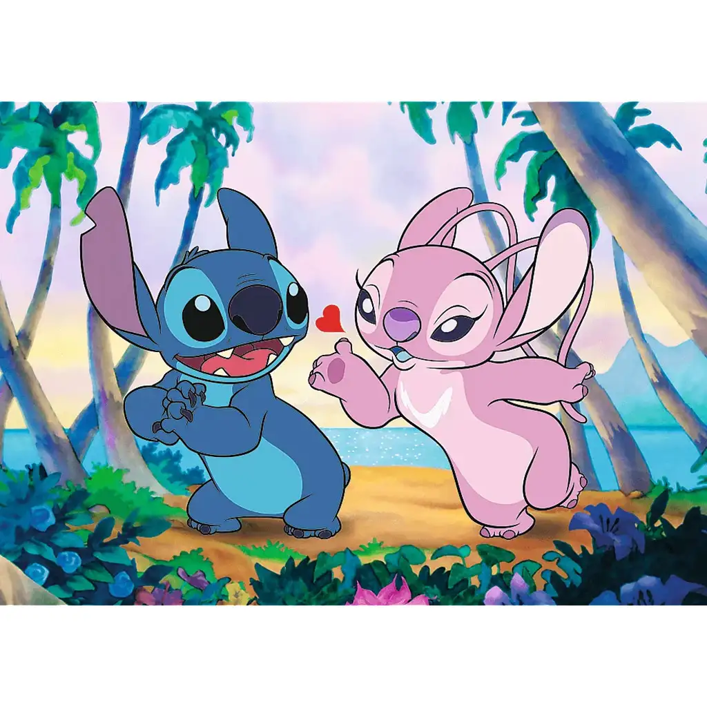 Stitch и Angel на плажа 1000 части премиум плюс пъзел - Trefl изображение 2