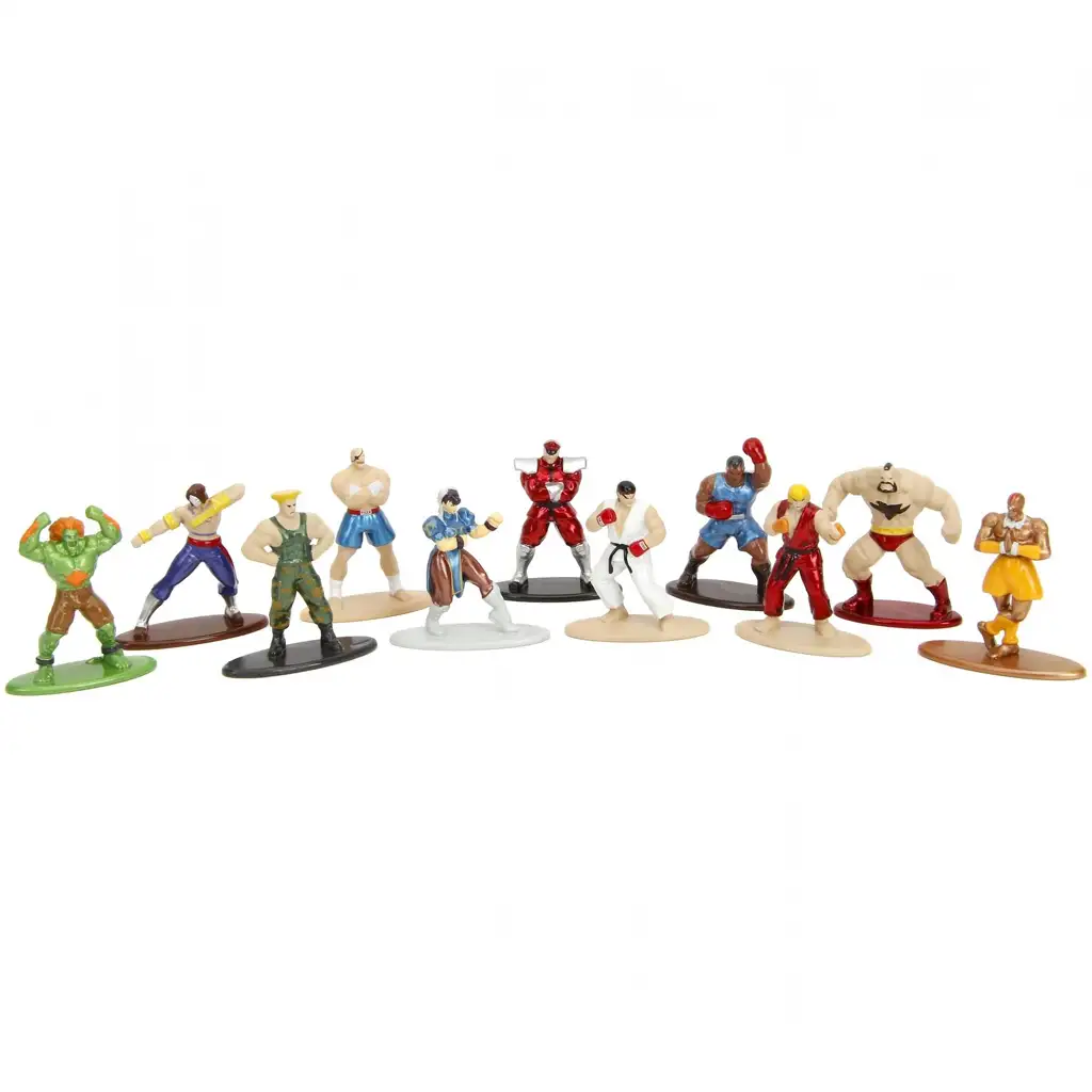 Street Fighter изненада нано метални фигурки 1бр - Simba Toys изображение 2