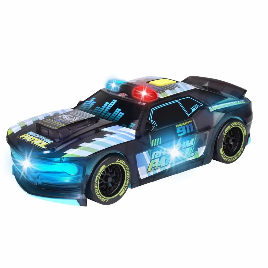 Streets Beatz Rhythm патрул 20см автомобил с светлина и звук - Dickie Toys изображение 2
