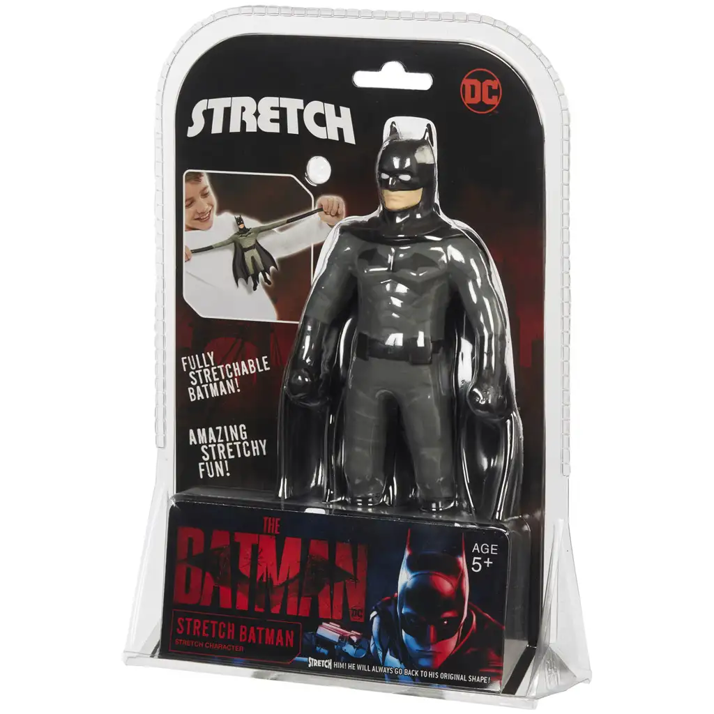 Stretch: Мини Батман разтеглива фигура 18см изображение 1