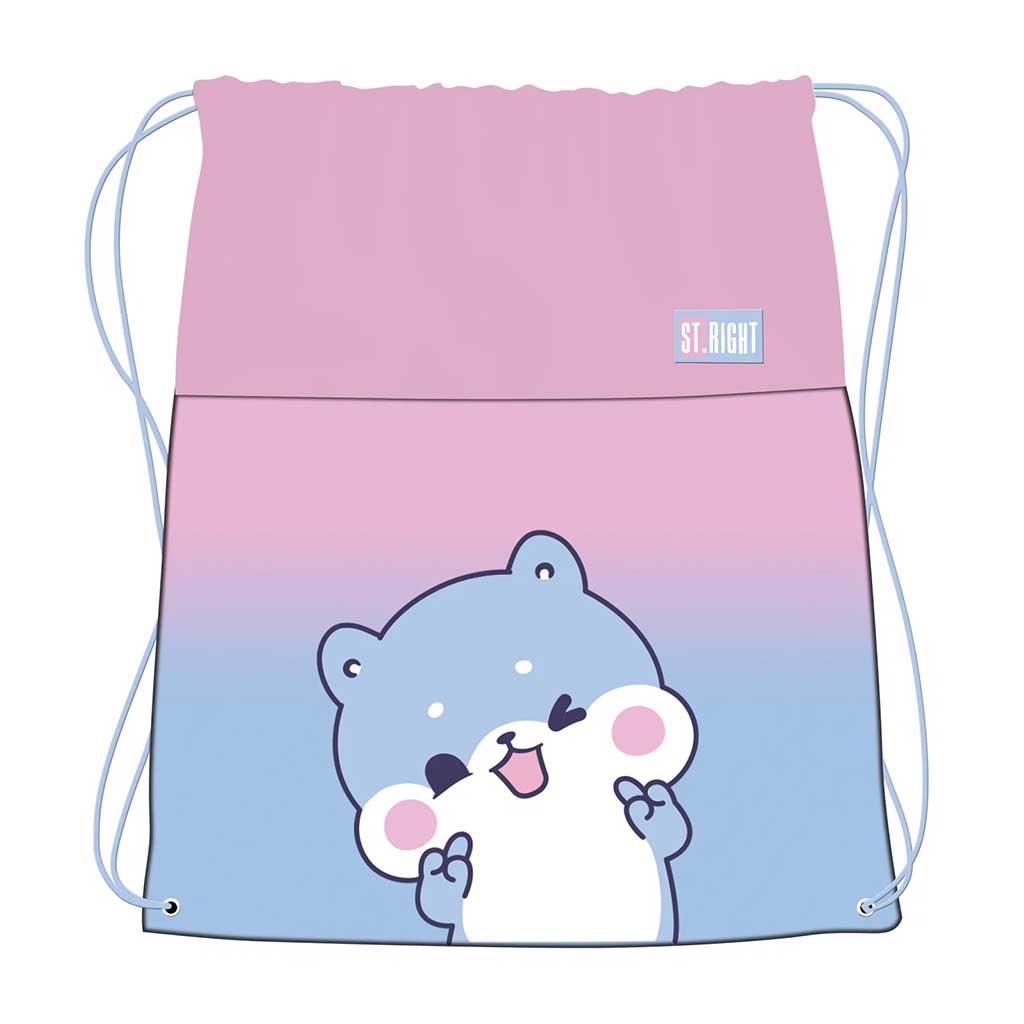 St.Right Blue Hamster раница, спортна чанта 34x43cm изображение 1