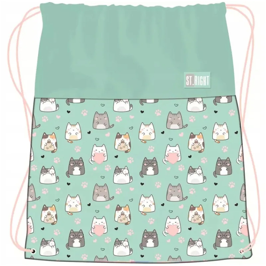St.Right Charming Cats раница, спортна чанта 34x43см изображение 1