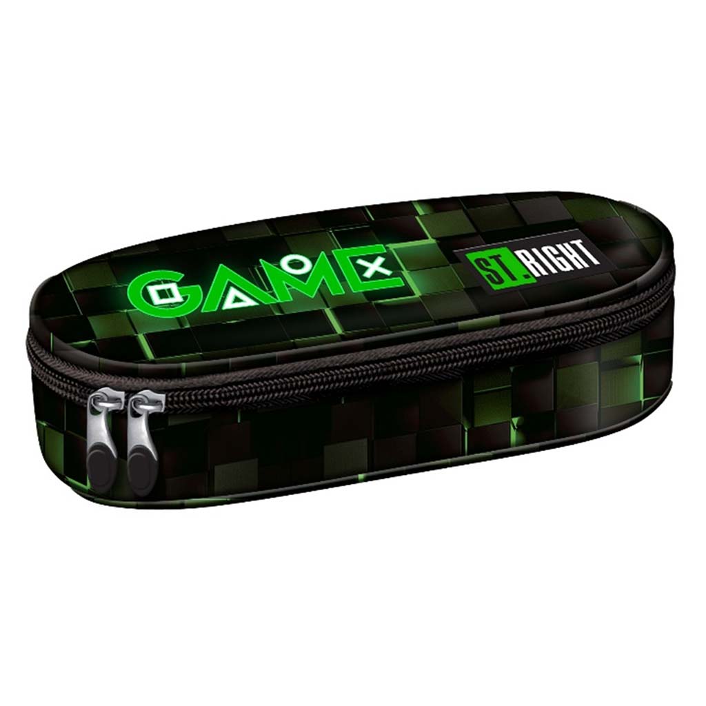 St.Right Green Game овален несесер PC01 23x9,5x6cm изображение 1