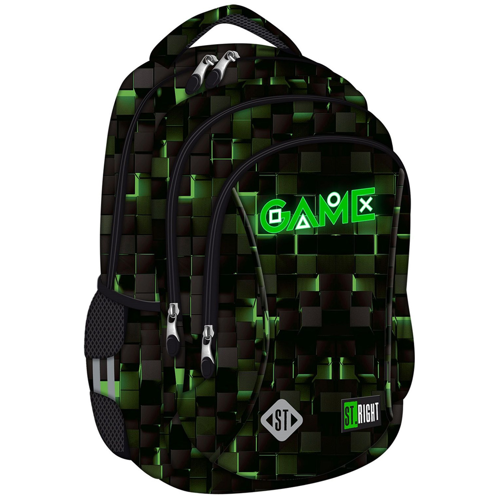 St.Right Green Game училищна раница, раница BP77 44x29x22cm изображение 1