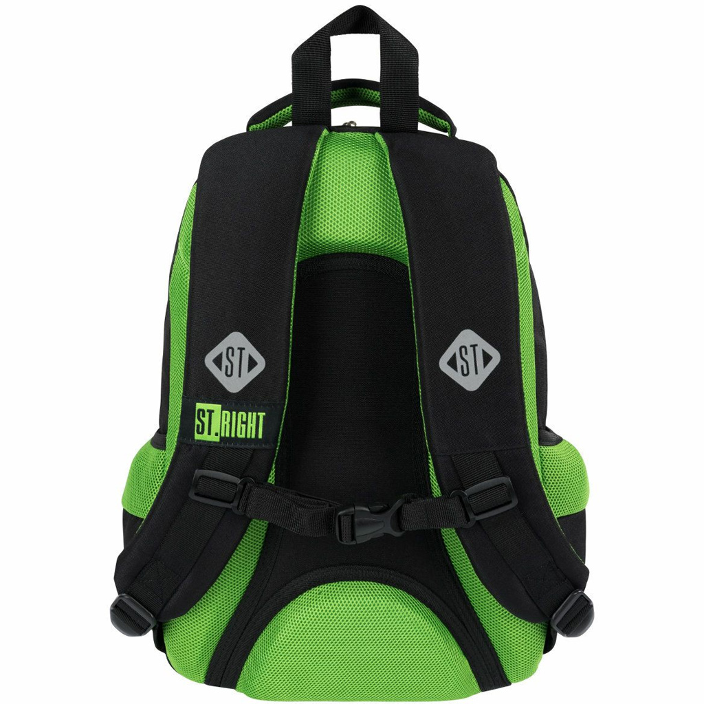St.Right Green Power училищна чанта, раница BP26 39x27x17cm изображение 3