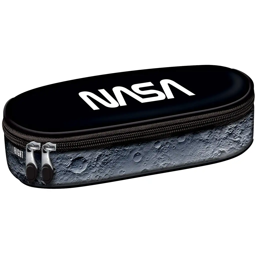 St.Right Лунна повърхност NASA овален несесер PC01 23x9,5x6cm изображение 1